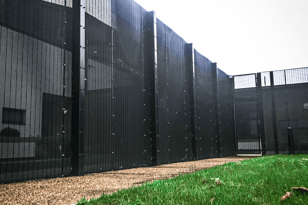 Enhancing Security without Sacrificing Visibility: 358 Welded Wire Fence with Clear Panels