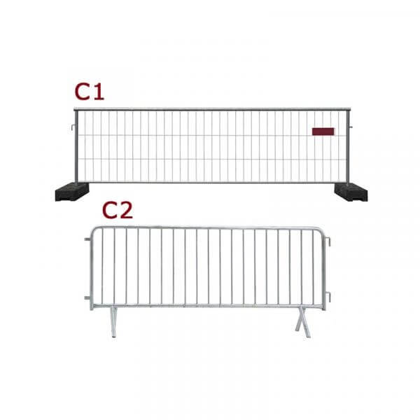 Temporary Fencing with Plastic Feet: Affordable and Portable Security